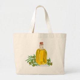 Olijf Grote Tote Bag
