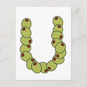 Olijf je "Ik hou van je" Briefkaart