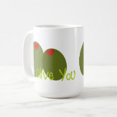 Olijf je koffiemok (Voorkant links)