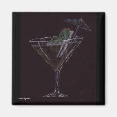 Olijf op vakantie magneet (Voorkant)