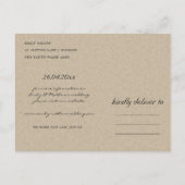 OLIJF WATERVERF LOOF BLOEMEN SAVE THE DATE KAART (Achterkant)