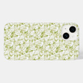 olijf-wit abstract mode modern patroon    Case-Mate iPhone case (Achterkant (horizontaal))