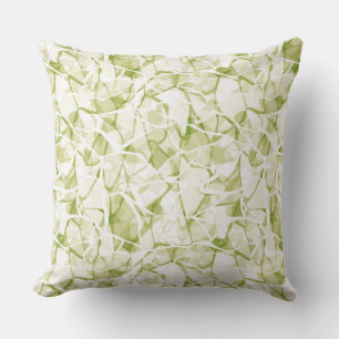 olijf-wit abstract mode modern patroon kussen