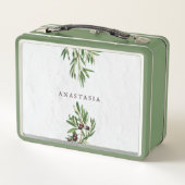 Olijfbladeren Grieks eiland Middellandse Zee (Achterkant)