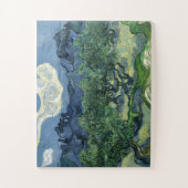 Olijfbomen door schilderkunst van Van Gogh Legpuzzel (Verticaal)