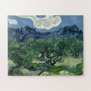Olijfbomen door schilderkunst van Van Gogh Legpuzzel