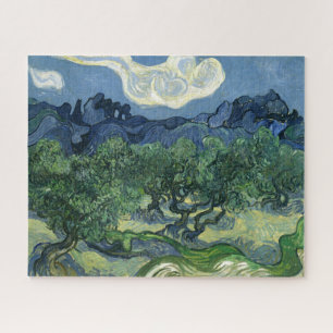 Olijfbomen door schilderkunst van Van Gogh Legpuzzel