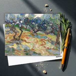 Olijfbomen door Vincent Van Gogh Briefkaart