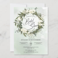 Olijfbomen groene bladeren witte rozen boho