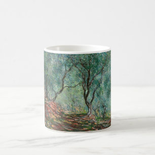 Olijfbomen in de tuinen Moreno (door Monet) Koffiemok