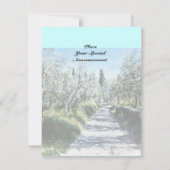 OLIJFBOMEN IN FLORENCE KAART (Achterkant)