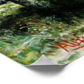 OLIJFBOMEN IN HET landschap RIMAGGIO Toscane Poster (Hoek)