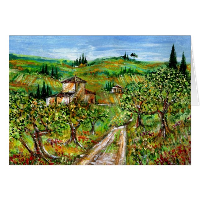 OLIJFBOMEN IN TUSCANY 2 (Voorkant Horizontaal)