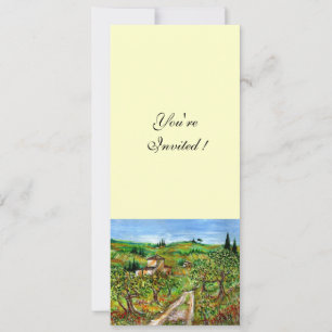 OLIJFBOMEN IN TUSCANY, groen wit Kaart