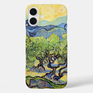 Olijfbomen met Alpilles door Vincent van Gogh iPhone 16 Plus Hoesje