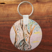 Olijfbomen Sleutelhanger (Voorkant)