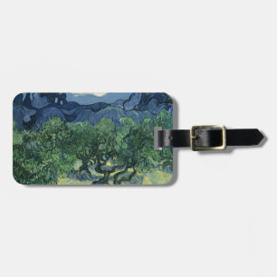 Olijfbomen van Van Gogh Bagagelabel