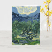 Olijfbomen van Van Gogh Kaart (Gele Bloem)