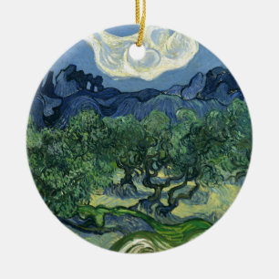 Olijfbomen van Van Gogh Keramisch Ornament