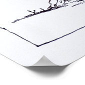 Olijfbomen | Zuid-Frankrijk Poster (Hoek)