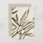 Olijfboom verlaat kunst Flat Note Kaart (Voorkant / Achterkant)
