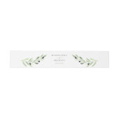 olijfboombruiloft uitnodigingen wikkel (Vlak)