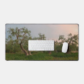Olijfboomgaard bij zonsondergang bureaumat (Keyboard & Muis)