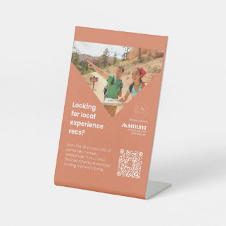 Olijfboomgaard Reclamebord Met Voetstuk