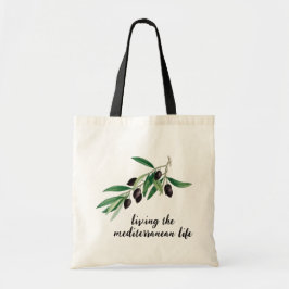 Olijfboomtak: Het leven in de Middellandse Zee Tote Bag