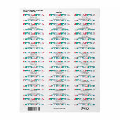 Olijfcirkels Etiket (Full Sheet)
