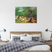 Olijfgaard van Vincent van Gogh Canvas Afdruk (Insitu (Slaapkamer))