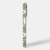 Olijfgroen Bloemen Eenvoudige Bloem Moderne Naam Case-Mate iPhone Case (Achterkant / Rechts)