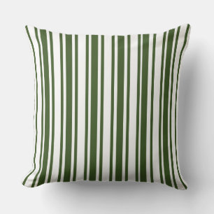 Olijfgroen/bruin. Toffee Multi Stripe Kussen
