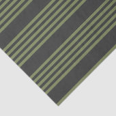 Olijfgroen en houtskool met vijf strepen tissuepapier (Detail)