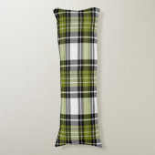 Olijfgroen en zwarte kieuwen lichaamskussen (Voorkant Verticaal)