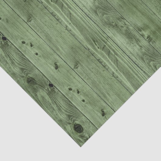 Olijfgroen faux hout tissuepapier (Detail)