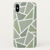Olijfgroen mozaïekpatroon Case-Mate iPhone case (Achterkant)