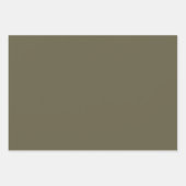 Olijfgroen Palestijns Keffiyeh Patroon Ontwerp Inpakpapier Vel (Voorkant 3)