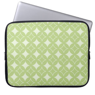 Olijfgroen schildpad laptop sleeve