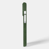 Olijfgroen zwart wit goud monogram Case-Mate iPhone case (Achterkant / Links)