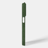 Olijfgroen zwart wit goud monogram Case-Mate iPhone case (Achterkant / Rechts)