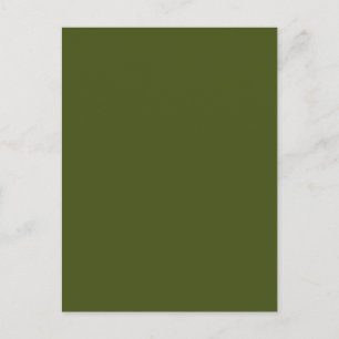 Olijfgroene achtergronddecoratie om aan te passen briefkaart