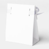 Olijfgroene bruiloft gunst box bedankdoosjes (Achterkant)