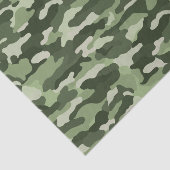 olijfgroene camouflage tissuepapier (Detail)