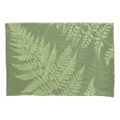 Olijfgroene fern kussensloop (Voorkant)