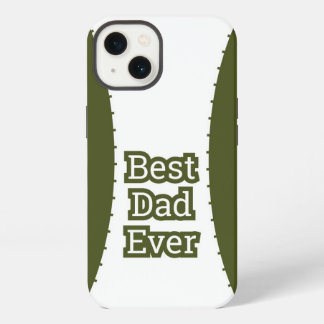 Olijfgroene iPhone Hoesje Beste Papa Ooit iPhone 13 Hoesje