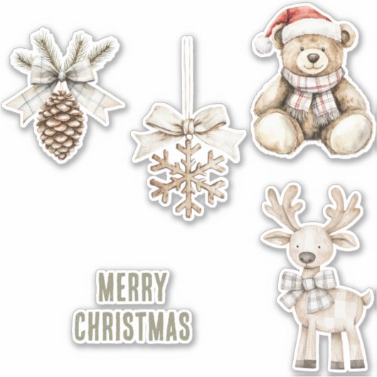 Olijfgroene kerstbomen Gold Glitter Circle Sticker (Voorkant)