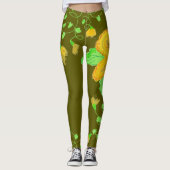 Olijfgroene Leggings (Voorkant)