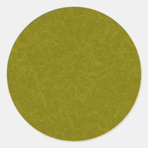 Olijfgroene oppervlakte met subtiel draaiend patro ronde sticker