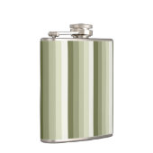 Olijfgroene schaduwstrepen heupfles (Rechts)